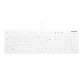 CHERRY AK-C8112 clavier Médical USB AZERTY Français Blanc