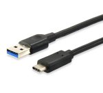 Equip 128343 Cable USB 3.2 Gen 1 C a A, M/M, 0,25m, 5Gbps, Negro