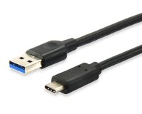 Equip 128343 Cable USB 3.2 Gen 1 C a A, M/M, 0,25m, 5Gbps, Negro