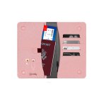 Celly Venere Passport Portafoglio Rosa Ecopelle