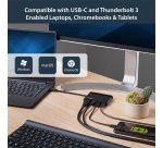 StarTech.com USB C Multiport Adapter - Portable USB-C Dock with 4K HDMI - 100W PD 3.0 Pass-Through, 1x USB-A, 1x USB-C, GbE - Thunderbolt 3 & USB Type-C Laptop Travel Dock - Mac & Windows