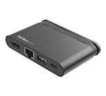 StarTech.com USB C Multiport Adapter - Portable USB-C Dock with 4K HDMI - 100W PD 3.0 Pass-Through, 1x USB-A, 1x USB-C, GbE - Thunderbolt 3 & USB Type-C Laptop Travel Dock - Mac & Windows