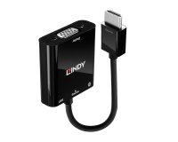 Adaptador de cable de vídeo 0,1 m HDMI tipo A (Estándar) VGA (D-Sub) Negro