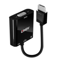 adaptador de cable de vadeo 01 m hdmi tipo a estandar vga d-sub negro