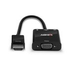 Adaptador de cable de vídeo 0,1 m HDMI tipo A (Estándar) VGA (D-Sub) Negro