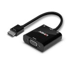 Adaptador de cable de vídeo 0,1 m HDMI tipo A (Estándar) VGA (D-Sub) Negro