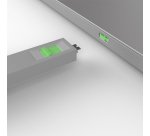 Lindy Bloqueur de port USB C, 4 pièces + clé, Vert