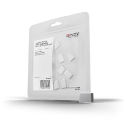 Lindy 40439 bloqueador de puerto USB Tipo C Blanco 10 pieza(s)