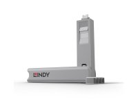 Lindy 40427 bloqueador de puerto Bloqueador de puerto + clave USB Tipo C Blanco 5 pieza(s)