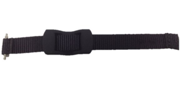 Zebra SG-NGRS-STRPNY-10 correa Lector de código Nylon Negro