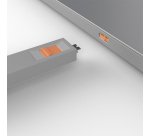 Lindy 40428 bloqueador de puerto Llave de bloqueador de puerto USB Tipo C Gris, Naranja 4 pieza(s)
