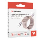 Verbatim 31857 câble USB USB 2.0 1,2 m USB C 0,48 Gbit/s 100 W Rose