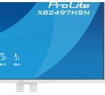 iiyama ProLite XB2497HSN-W1 écran plat de PC 60,5 cm (23.8") 1920 x 1080 pixels Full HD LED Blanc
