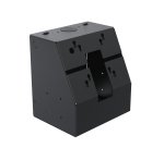 Ergonomic Solutions SpacePole Kiosk SPK110-02 accesorio para terminal de punto de venta Modulo central Negro Metal 75 x 75 mm 100 x 100 mm