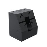 Ergonomic Solutions SpacePole Kiosk SPK110-02 accessoire de système de paiement en point de vente Module central Noir Métal 75 x 75 mm 100 x 100 mm