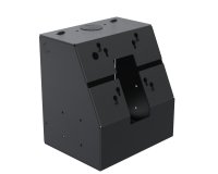Ergonomic Solutions SpacePole Kiosk SPK110-02 accesorio para terminal de punto de venta Modulo central Negro Metal 75 x 75 mm 100 x 100 mm