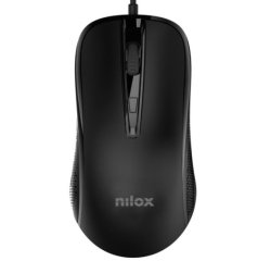 Nilox MOUSB1014 ratón Oficina USB tipo A Óptico 2400 DPI