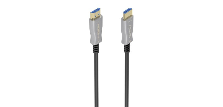 AISENS Cable HDMI V2.0 AOC Premium Alta Velocidad / HEC 4K@60Hz 18Gbps, A/M-A/M, Negro, 10 m