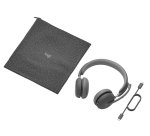 Logitech Zone Wireless 2 Casque Avec fil &sans fil Arceau Bureau/Centre d'appels USB Type-C Bluetooth Graphite