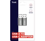 Trust Calyx USB Type-C USB Type-A Gris