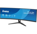 iiyama ProLite XCB4594DQSU-B1 écran plat de PC 113 cm (44.5") 5120 x 1440 pixels Dual QHD LED Noir