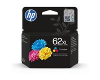 HP Cartucho de tinta original 62XL de alta capacidad tricolor