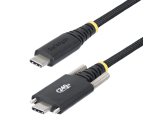 StarTech.com Câble de Charge USB-C de 2m, Durable et Ultra-Flexible, Verrouillage à Vis Latéral, PD EPR 240W (5A), Câble de Recharge USB 2.0 pour PC, Certifié USB-IF, Cordon USB-C Robuste