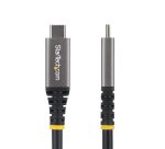 StarTech.com Cable USB4 3m - Cable USB-C Certificado USB-IF - 20Gbps - PD 240W EPR - 4K120 - DP 2.1 - Cable USB Tipo C - Recubrimiento de TPE - Negro