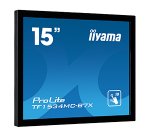 iiyama TF1534MC-B7X écran plat de PC 38,1 cm (15") 1024 x 768 pixels XGA LED Écran tactile Multi-utilisateur Noir