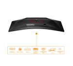 AOC G4 CU34G4ZCA écran plat de PC 86,4 cm (34") 3440 x 1440 pixels Wide Quad HD Noir, Rouge