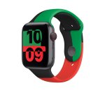 Apple MUQ73ZM/A Accesorios para dispositivos vestibles inteligentes Grupo de rock Negro, Verde, Rojo Fluoroelastómero
