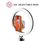 Aro selfie Celly CLICKGHOSTUSB con trípode Smartphone  Negro