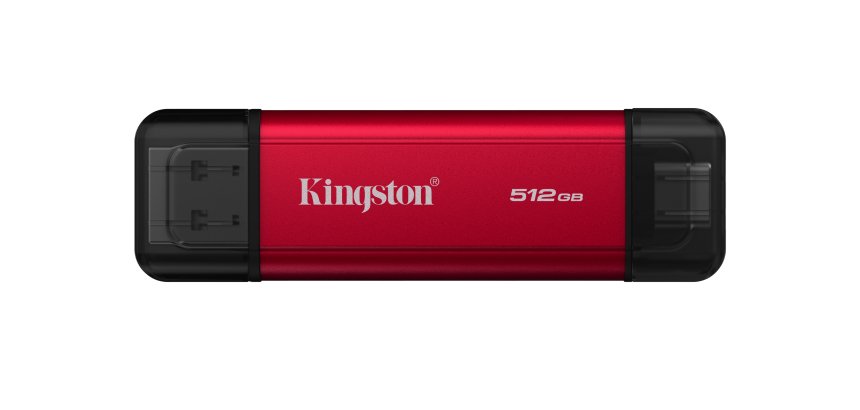 Kingston Technology 512GB Dual USB-A/C Portable SSD, Up to 1050MB/s USB 3.2 Gen 2