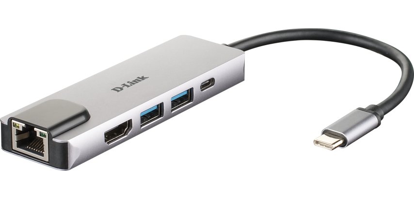 D-Link DUB-M520 station d'accueil Avec fil Thunderbolt 3 Aluminium