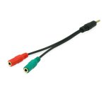 Equip 147943 audio cable 1.5 m 2 x 3.5mm 3.5mm Black