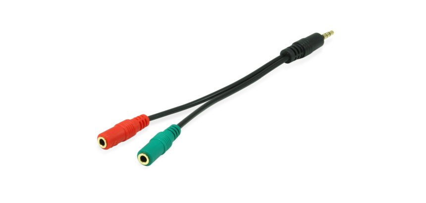 Equip 147943 audio cable 1.5 m 2 x 3.5mm 3.5mm Black