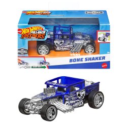 Hot Wheels Pull-Back Speeders Toy Car in 1:43 Scale, Pull Car Backward & Release to Race