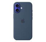 Apple Coque en silicone avec MagSafe pour iPhone 16 - Denim