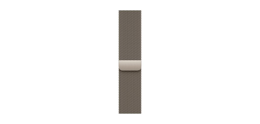 Apple MGHV4ZM/A accessoire intelligent à porter sur soi Bande Naturel Acier inoxydable