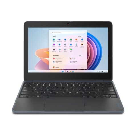 Lenovo 100w Gen 4 Intel® N N100 Ordinateur portable 29,5 cm (11.6") HD 4 Go LPDDR5-SDRAM 128 Go SSD Wi-Fi 6 (802.11ax) Windows 11 Pro Academic Français Gris