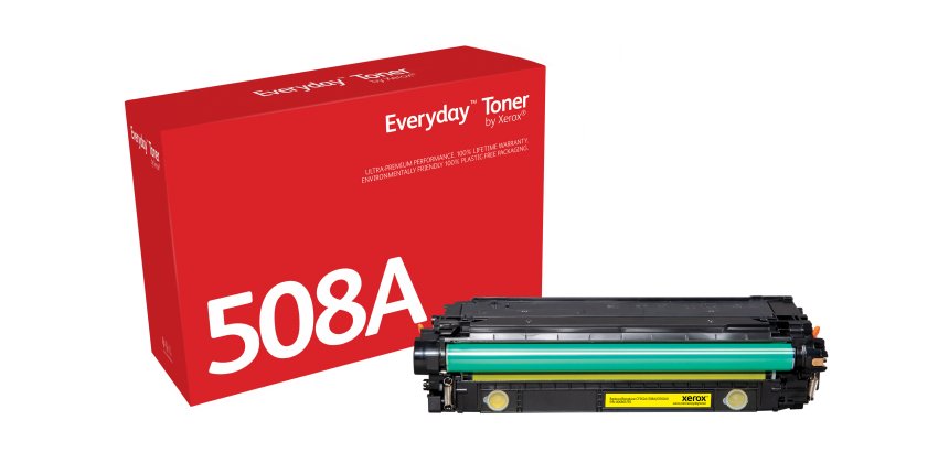 Toner Everyday™ _OEM_NAME_ Jaune de Xerox compatible avec HP 508A (CF362A), Capacité standard