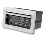 StarTech.com Boîtier de connexion pour table de réunion avec entrées DisplayPort, HDMI et VGA