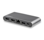StarTech.com USB C Multiport Adapter, Dual 4K Monitor, USB-C to Dual HDMI Adapter, 2x USB-A Ports, 100W PD 3.0, Gigabit LAN Port - Replaced by 120B-USBC-MULTIPORT