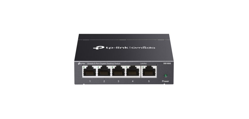 TP-Link Omada DS105G commutateur réseau Non-géré Gigabit Ethernet (10/100/1000) Noir