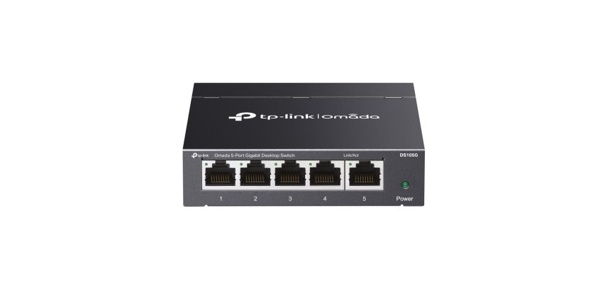 TP-Link Omada DS105G commutateur réseau Non-géré Gigabit Ethernet (10/100/1000) Noir
