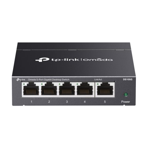 TP-Link Omada DS105G commutateur réseau Non-géré Gigabit Ethernet (10/100/1000) Noir