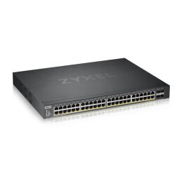 Zyxel XGS1930-52HP Géré L3 Gigabit Ethernet (10/100/1000) Connexion Ethernet, supportant l'alimentation via ce port (PoE) Noir