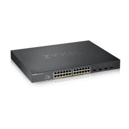 Zyxel XGS1930-28HP Géré L3 Gigabit Ethernet (10/100/1000) Connexion Ethernet, supportant l'alimentation via ce port (PoE) Noir