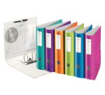 Classeur à levier plastifié Active Wow A4 maxi - Dos 8 com couleurs assorties