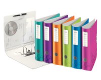 Classeur à levier plastifié Active Wow A4 maxi - Dos 8 com couleurs assorties